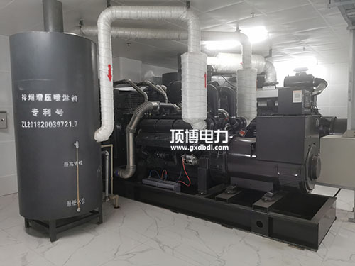 廣西華鴻環保設備有限公司第四次購買100KW玉柴配英格發電機組